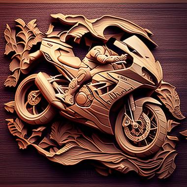 3D модель Kawasaki Ninja ZX 6R (STL)